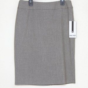 NINE WEST GRAY SHORT SKIRT